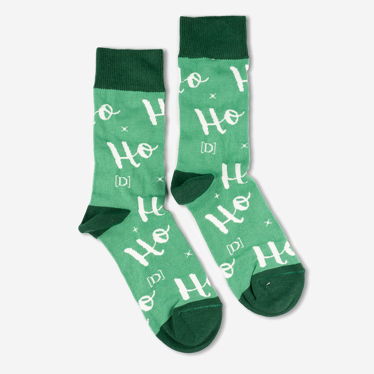 Calcetines "Ho ho ho " Verdes