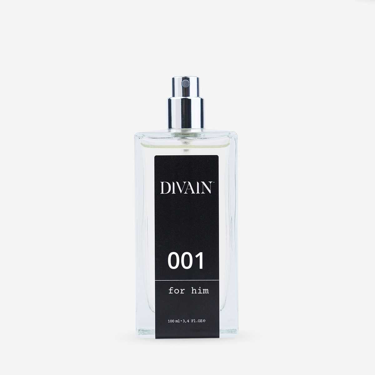 Bote de perfume de equivalente para hombre divain-001