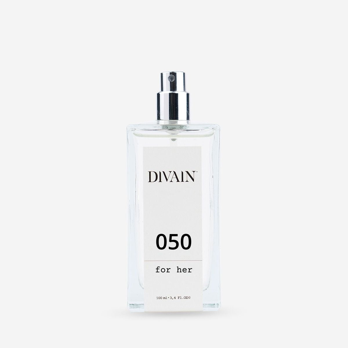 Bote de perfume de equivalente para mujer divain-050