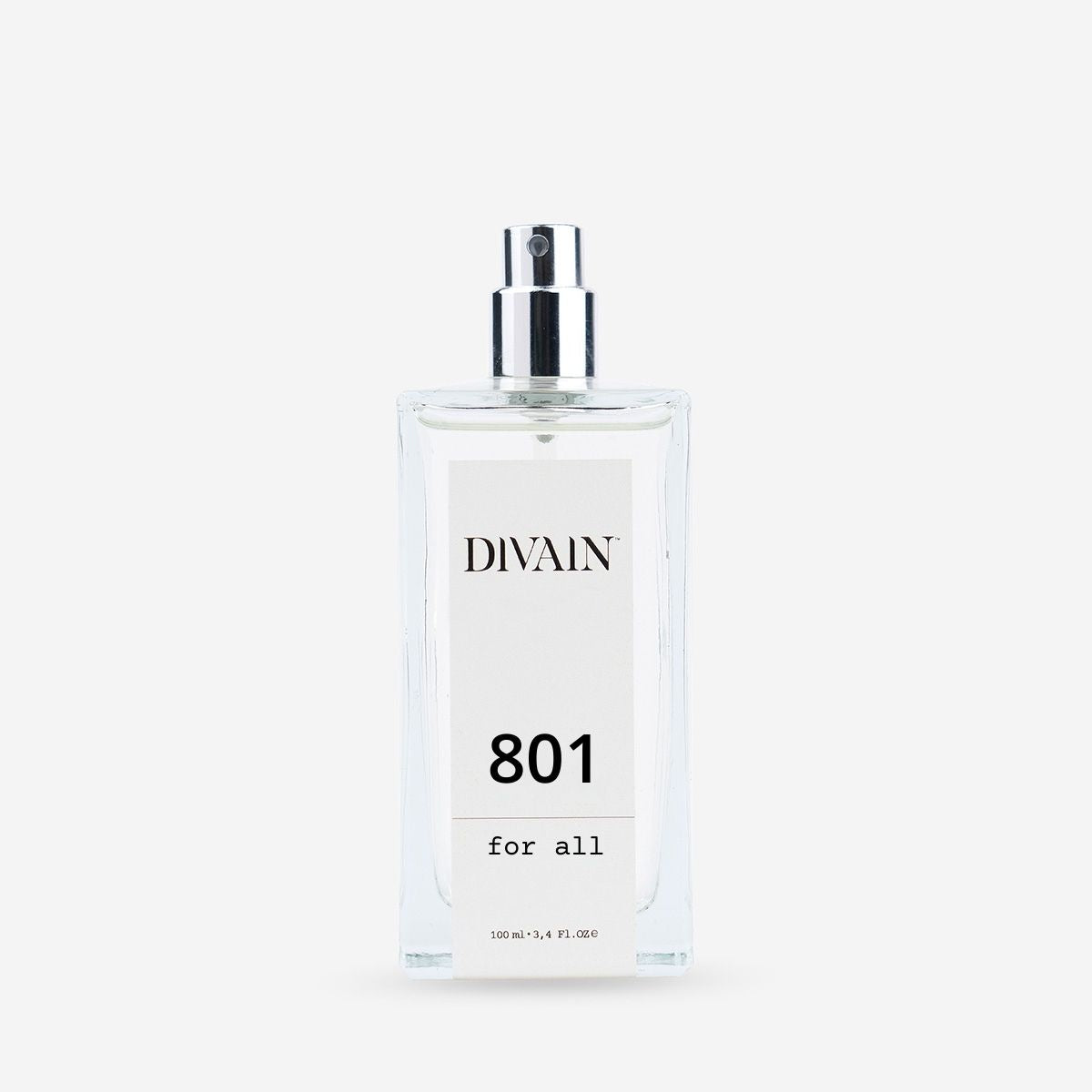 Bote de perfume de equivalente unisex divain-801
