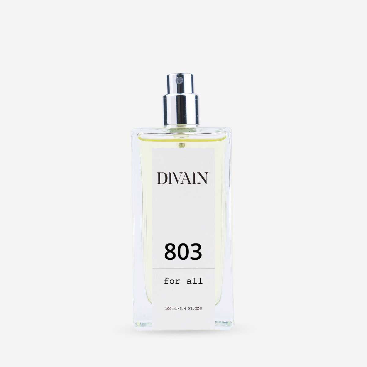 Bote de perfume de equivalente unisex divain-803
