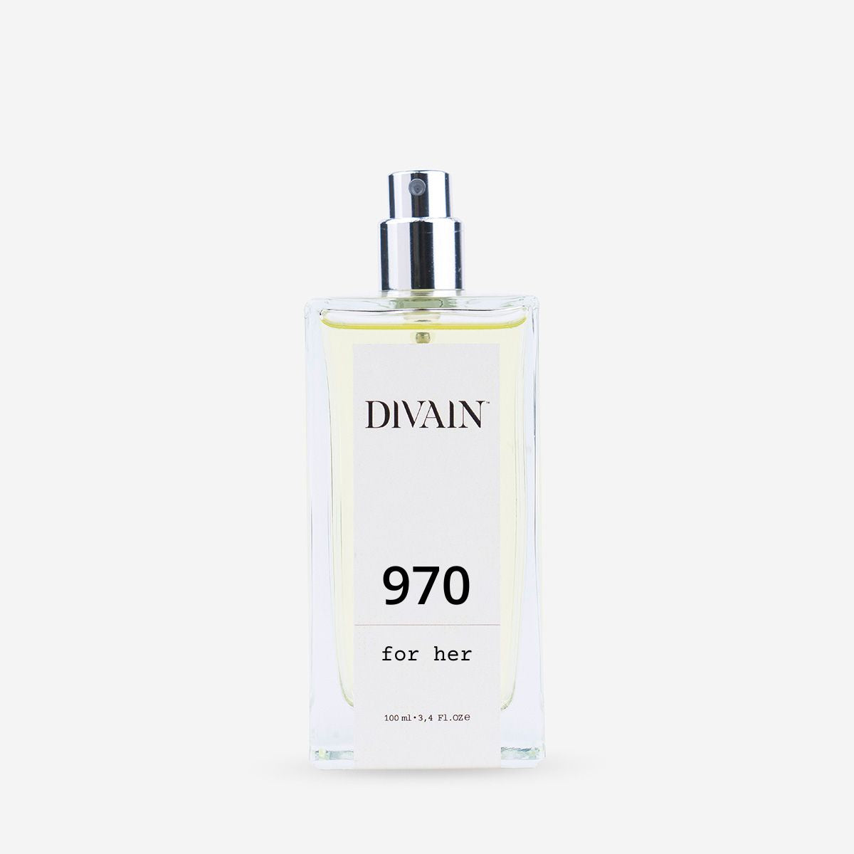 Bote de perfume de equivalente para mujer divain-970