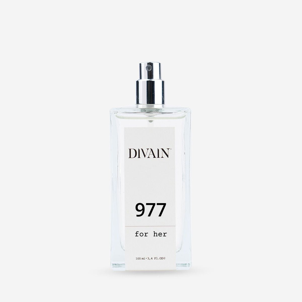 Bote de perfume de equivalente para mujer divain-977