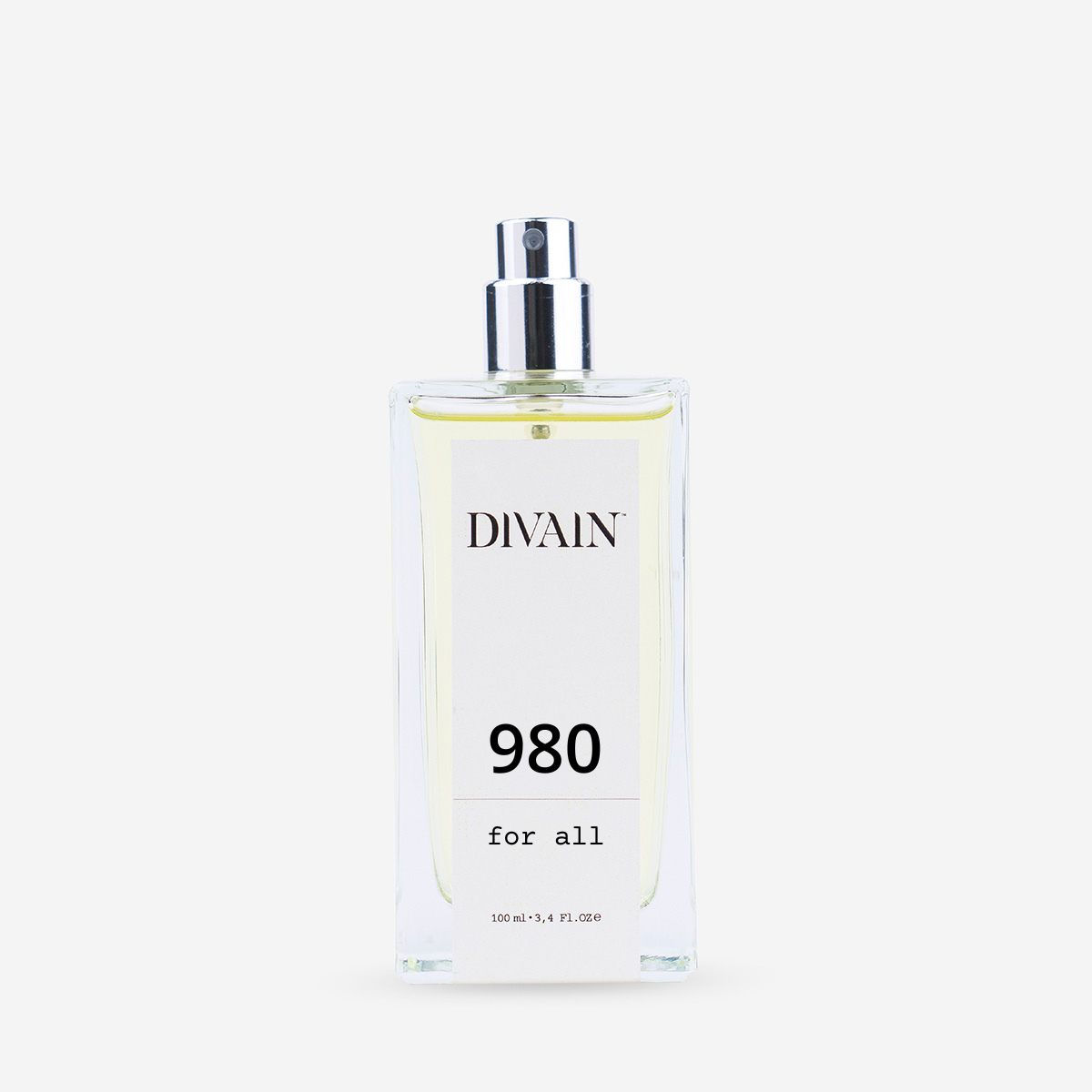 Bote de perfume de equivalente unisex divain-980