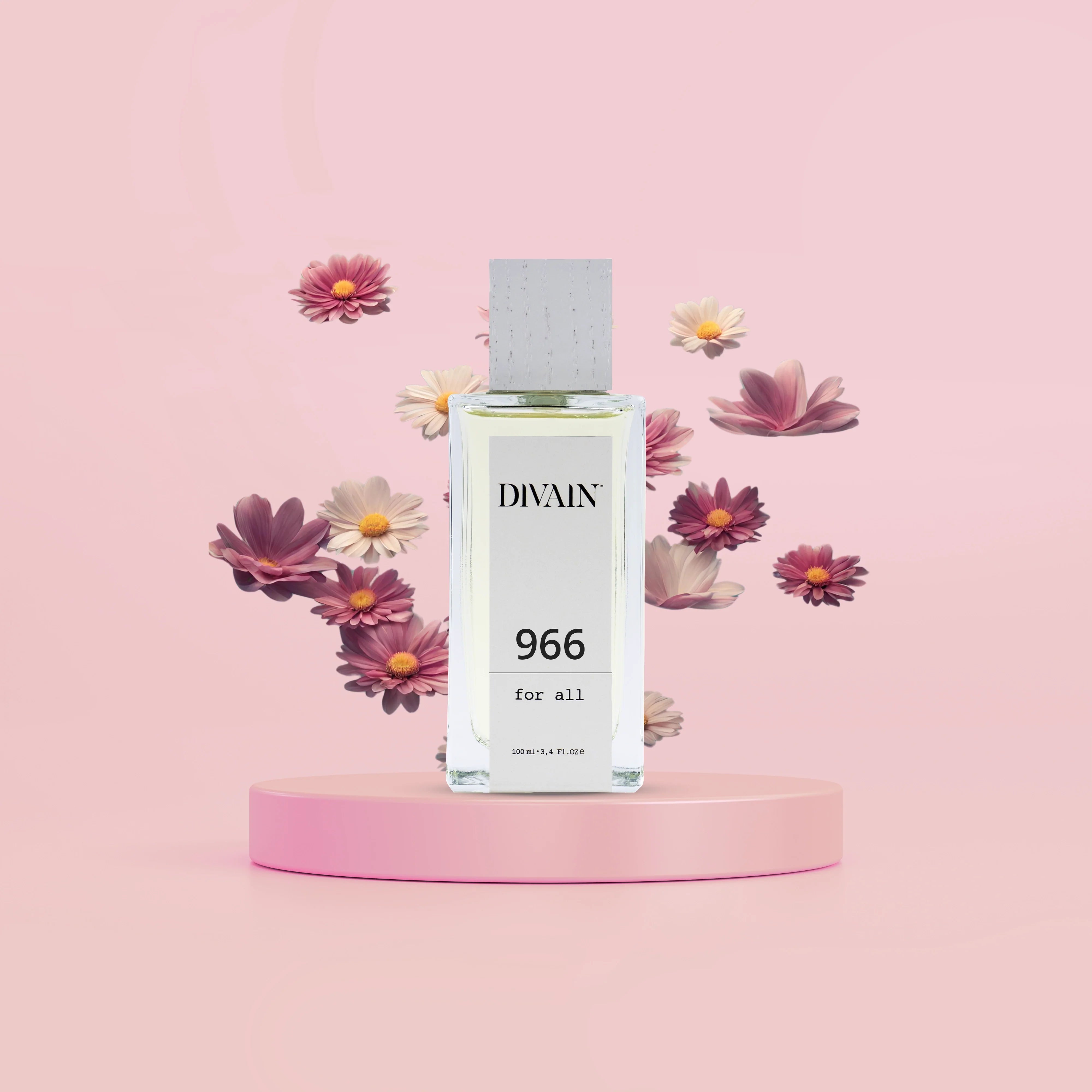 Perfume equivalente Divain-966 con notas olfactivas