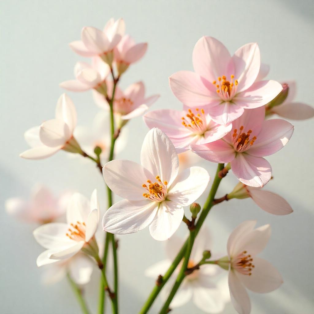 Neroli y flor de tiaré representando las notas olfativas del perfume.