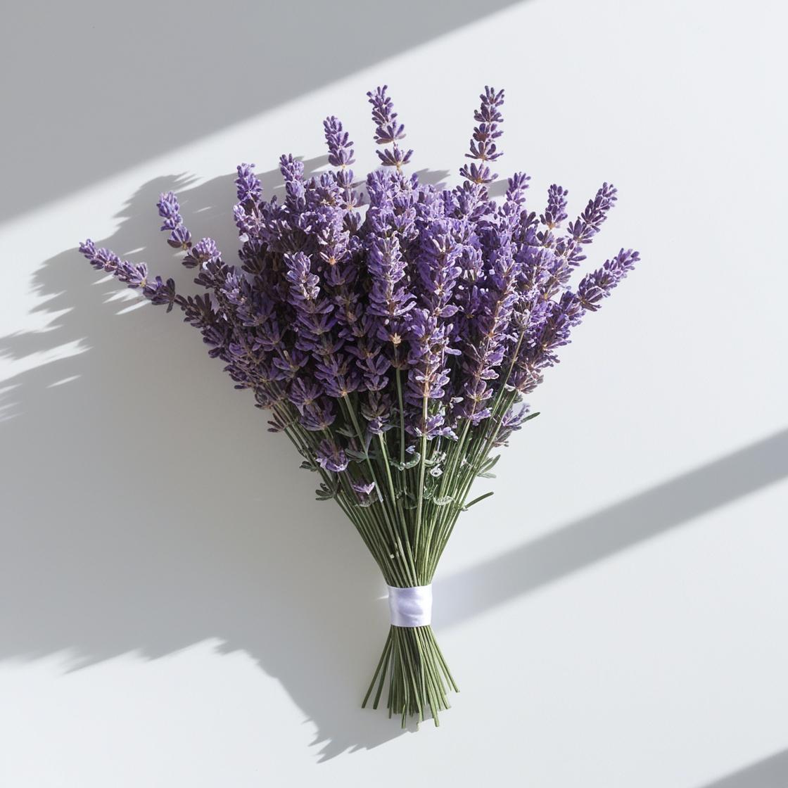 Lavanda representando la nota olfativa del perfume.